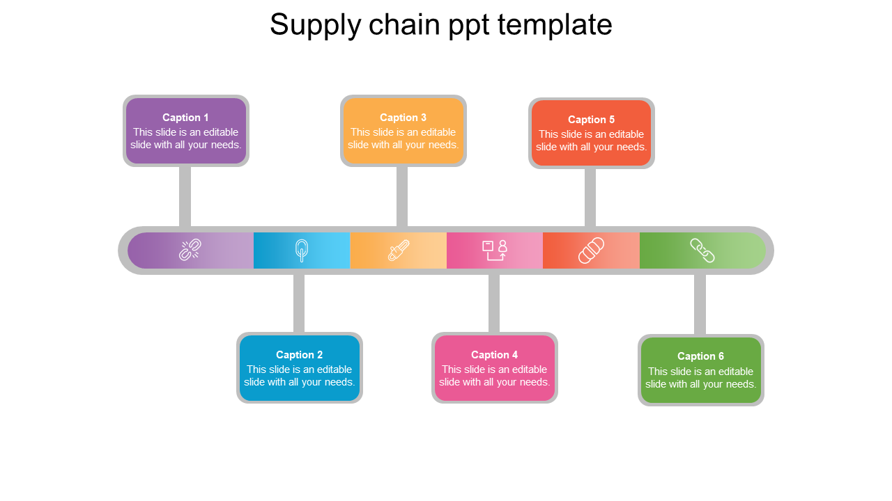 Free - Effective Supply Chain PPT Template Presentation Design